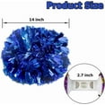 thumbnail image 2 of Hooshing 2/6/12PCS Cheerleading Pom Poms with Baton Handle for Team Spirit Sports Dance Cheering Kids Adults, 2 of 10