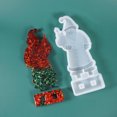 thumbnail image 1 of Molde de epoxi de cristal DIY, mesa de ajuste de Navidad, árbol de Navidad, muñeco de nieve, decoración de mesa, molde de silicona tridimensional Wmkox8yii  FHAKJF1713, 1 of 2