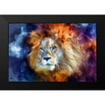 thumbnail image 2 of Bolokofsky, Ronald 18x13 Black Modern Framed Museum Art Print Titled - Watercolor Lion II, 2 of 5
