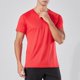 thumbnail image 3 of Ceisia Men's Solid Color Casual Loose Ice Silk Round Neck Sports Active T-shirt Gift, 3 of 7