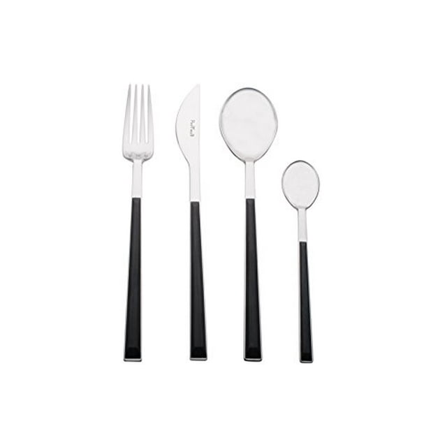 Pinti Sushi Queen pour Vanille Rouge 17E07091 Ensemble de Couverts 24 Pcs, Ébène