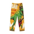 thumbnail image 6 of Daiia Cool Dinosaur Playing Guitar Men's Sleep Pant with Pockets and Drawstring,Pajama Pants-Medium, 6 of 9