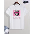 thumbnail image 2 of Men's Casual "Intense Feelings" Statue Print Crew Neck Short Sleeves T-shirts for Summer, 2 of 8