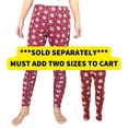 thumbnail image 2 of Mommy and Me Matching Mother Daughter Plaid Christmas Leggings (2Y, Red), 2 of 2