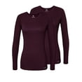 thumbnail image 1 of Adar sous-Couches pour Femmes, Lot de 2 - T-Shirt de sous-Couche à Manches Longues Confortable, 1 of 7