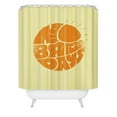 thumbnail image 2 of Society6 Phirst No Bad Days Retro Sun Shower Curtain 71" x 74", 2 of 3