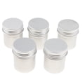 thumbnail image 4 of 5 PCS De Aluminio Potes Tornillo Tapas Cream Tea Powder Wax Jar Contenedor 50ML Sunnimix latas de aluminio latas set de ollas, 4 of 6