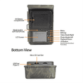 thumbnail image 2 of HC600A 1080P Solar Hunting Camera Outdoors IP65 Waterproof Infrared Night Vision Monitor Wildlife Video Recorder Camera,1 x Wildlife Video Recorder Camera 1 x USB Cable 1 x English manual, green, 2 of 8
