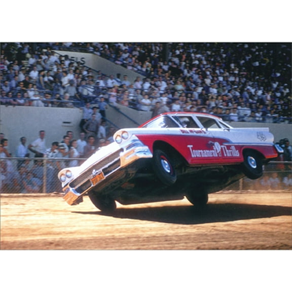 Avanti Press Balancing Car at Sacramento State Fair America Collection Funny Birthday Card for Him / Man