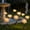 🔥 White_New, variant on Dianli Solar Faux Hanging Flower Ball LED Garden Lights, Waterproof Decorative Hanging Globe For Patio Yard Porch, Auto On/Off Landscape Accent Lighting For Outdoor Ambience