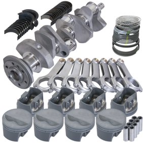 Eagle SBC 350 Competition Rotating Assembly 3.480in Stroke 5.700in Rods Forged Pistons .030 Overbore
