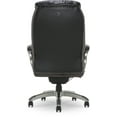 thumbnail image 5 of Serta Lautner Executive Office Chair, SmartLayers™ and ComfortCoils® Technology, Adjustable Lumbar, Black Bonded Leather and Gray Mesh, 5 of 15