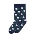 thumbnail image 6 of MeMoi Men's "Golf Ball and Tee" Rayon from Bamboo Blend Novelty Crew Sock - Mens - Male, 10-13, Navy Blazer, 6 of 8