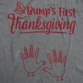 thumbnail image 2 of Maternity Bump's First Thanksgiving T Shirt Cute Funny Turkey Day Pregnancy Tee, 2 of 7