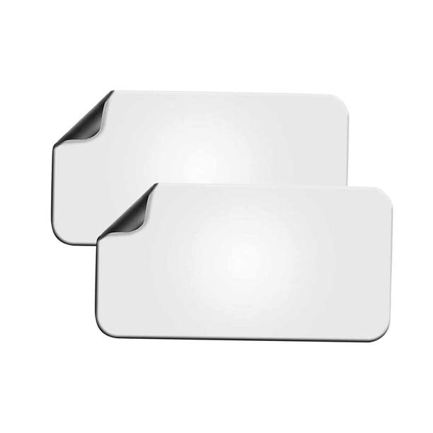 Juego de 2 imanes en blanco para coche, letreros magnéticos, imanes en blanco para coche de 30 mm. Estilo A