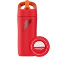 thumbnail image 3 of Gatorade Kid's Rookie Red Water Bottle with Straw Cap, (12oz), Stainless steel, 3 of 9
