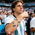 thumbnail image 4 of 3 Pcs Football Temporary Tattoos Football Team Tattoos Footballs Face Stickers for Touch Down Party Decorations Sports Themed Party plies, 4 of 6