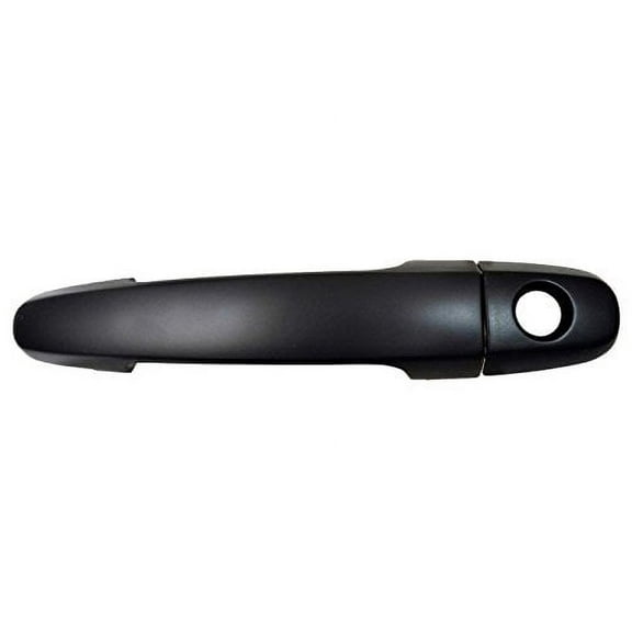 PT Auto Warehouse TO-3180P-FL - Outer Exterior Outside Door Handle, Primed Black - with Keyhole, Front Left or Front Right Fits select: 2003-2013 TOYOTA COROLLA, 2002-2006 TOYOTA CAMRY