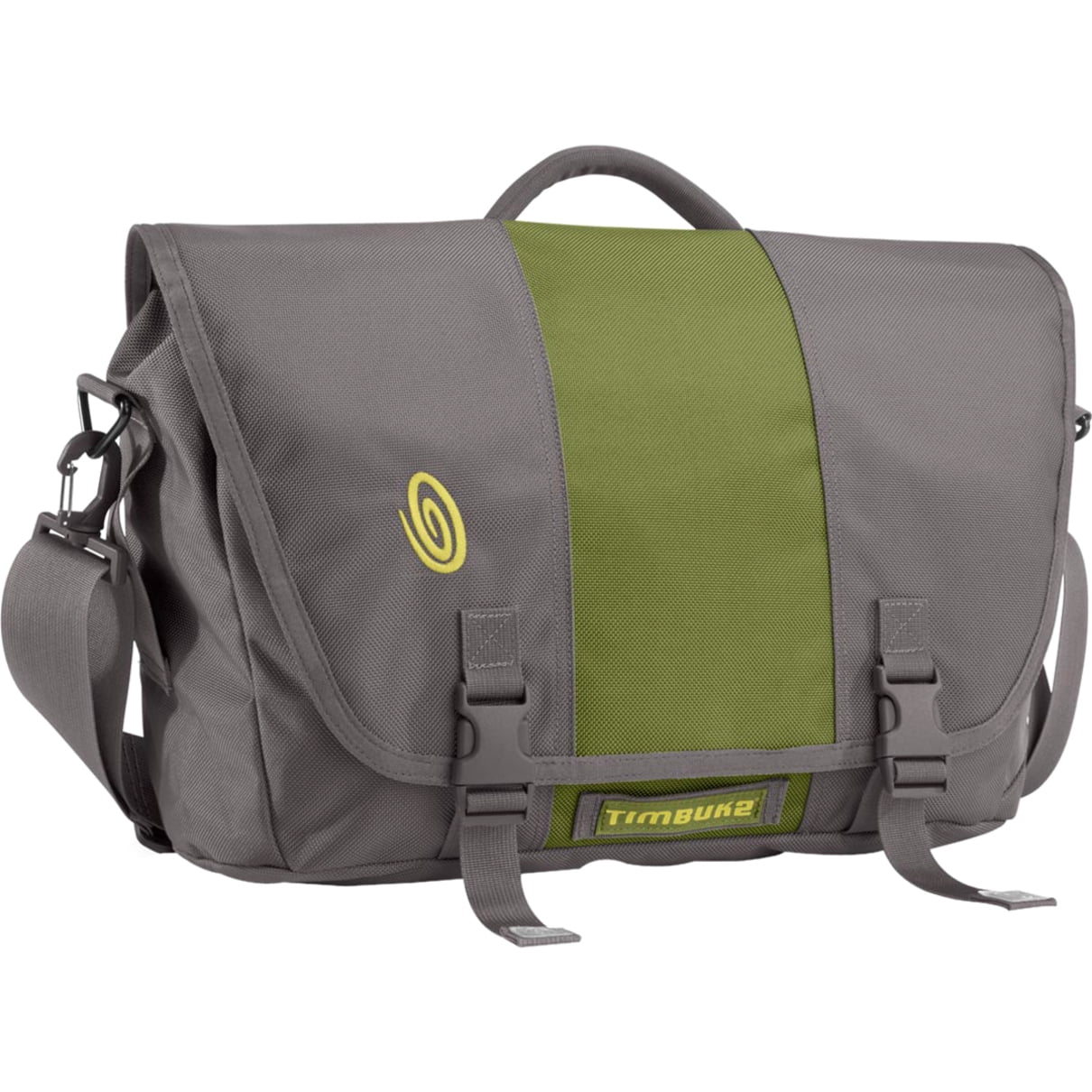Timbuk2 Commute Carrying Case (Messenger) Apple iPad Notebook, Pen, Bottle,  Cellular Phone, Cable, Accessories, Gunmetal, Algae Green 