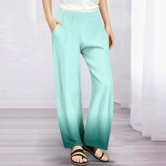 Piuwrlz Girls Boys Loose Pants for Kids Sweatpants Loose Mint Green Size 9 Years