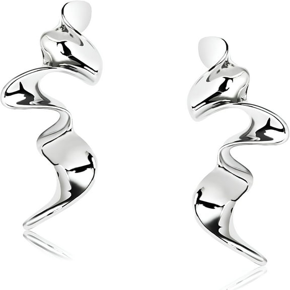 DESIGNICE 925 Silver Dangle Earrings For Women Hypoallergenic Cute Fashion Teardrop Drop Earrings Sparkly Nickel Free Crystal Hanging Dangly Dangling Earrings Jewelry For Women