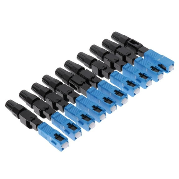 10Pcs Embedded Type Fast Fit SC  Optic Connector For Network