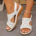thumbnail image 3 of WAYUTE Women Sandals Platform Solid Color Sandals Fashion Shoes Comfortable Wide Width Ladies Footwear Casual Outdoor, 3 of 7