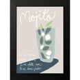 thumbnail image 1 of Artographie Studio 14x18 Black Modern Framed Museum Art Print Titled - Mojito, 1 of 4