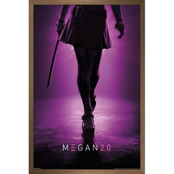 M3gan 2.0 - Teaser One Sheet Wall Poster, 22.375" x 34" Framed