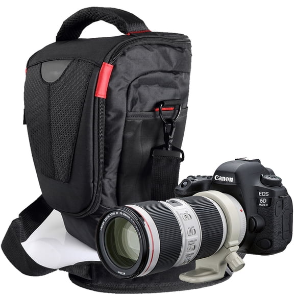 Large Waterproof DSLR Camera Bag for Canon EOS 6D 6D2 5D Mark IV II III 5D4 5D3 R 850D 90D 80D 77D 70-200mm 100-500mm Lens Case