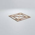 thumbnail image 3 of Ekena Millwork 11 3/8"W x 11 3/8"H x 1/4"T Small Buxton Decorative Fretwork Wood Wall Panels, Alder, 3 of 15