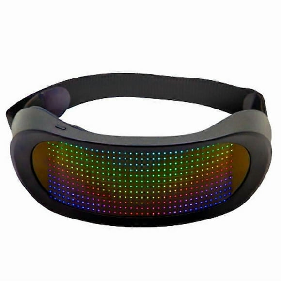 Light Up Glasses Luminous LED Mask Bluetooth LED Shining Glasses Electronic Visor Glasses for Party