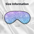 thumbnail image 5 of Naloa Multicolor Glitter Print Sleep Mask for Sleeper, Light Blocking Sleeping Eye Mask for Women Men, Eye Shade with Adjustable Strap for Travel, Nap,Meditation, 5 of 7