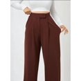 thumbnail image 5 of High Waist Elastic Crepe Palazzo Pants, 5 of 7