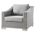 thumbnail image 5 of Lounge Sectional Sofa Chair Set, Rattan, Wicker, Grey Gray, Modern Contemporary Urban Design, Outdoor Patio Balcony Cafe Bistro Garden Furniture Hotel Hospitality, 5 of 15