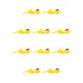 thumbnail image 2 of Vogacara Eyección pollito novedad elástico vuelo lanzamiento tirachinas amarillo pollo pegajoso juguete dedo pájaros dedo pájaros amarillo Type1 NO1 Vogacara CBP220280, 2 of 4