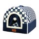 thumbnail image 4 of Caseta pequeña y acogedora para perros, cerrada, para gatos y cachorros. Nido para gatos y cachorros. Azul marino grande, 4 of 9