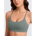 thumbnail image 5 of CRZ YOGA Butterlift Double Lined V Back Sports Bras for Women Spaghetti Strap Wireless Yoga Top Non Padded, 5 of 6
