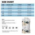 thumbnail image 6 of Uemuo Pumpkin And White Marble Pattern Men's Sleeveless T-Shirt,Muscle Athletic Tank Top, Moisture-wicking Quick-dry Breathable Classic Tee Top for Gym Run Outdoor Sports-X-Large, 6 of 8