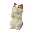 thumbnail image 3 of Estatuas de gato Macarena para escritorio Color beige paquete de 6, 3 of 8