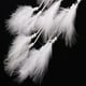 thumbnail image 1 of LADIGASU Cuelga Pluma Circular Artesanía Colgante Hogar Rebajas Flash Deals 1X Atrapasueños Blanco, 1 of 7