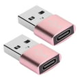thumbnail image 1 of Simple Plug And Play USB Adapter, Type-C Adapter, Synchronization Or Data Transmission Compatible For OTG For Charging Silver,Black,Gold,Red,Pink, 1 of 8