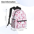 thumbnail image 2 of Yield Seahorse and Starfish Print Backpack for Women Men, Lightweight Casual Travel Daypack, Classic Basic College Backpack, Middle School Bag, 2 of 5