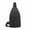 Black, variant on Hfnxid Small Sling Bag for Women and Men Crossbody Bags Trendy Fanny Packs Chest Bag with Extended Strap
