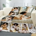 thumbnail image 3 of Custom Blanket, Personalized Throw Blanket, Customized Blankets with Photo Text Collage, for Family Friends Kids Birthday Wedding Christmas Personalized Gifts, 1 photo 80x120cm, 3 of 5