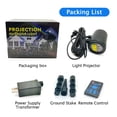 thumbnail image 2 of Outdoor Laser Lights, Moving RGB Halloween Christmas Projector Light Waterproof with Remote Control 3 Colors Motion Firefly Decor, 2 of 7