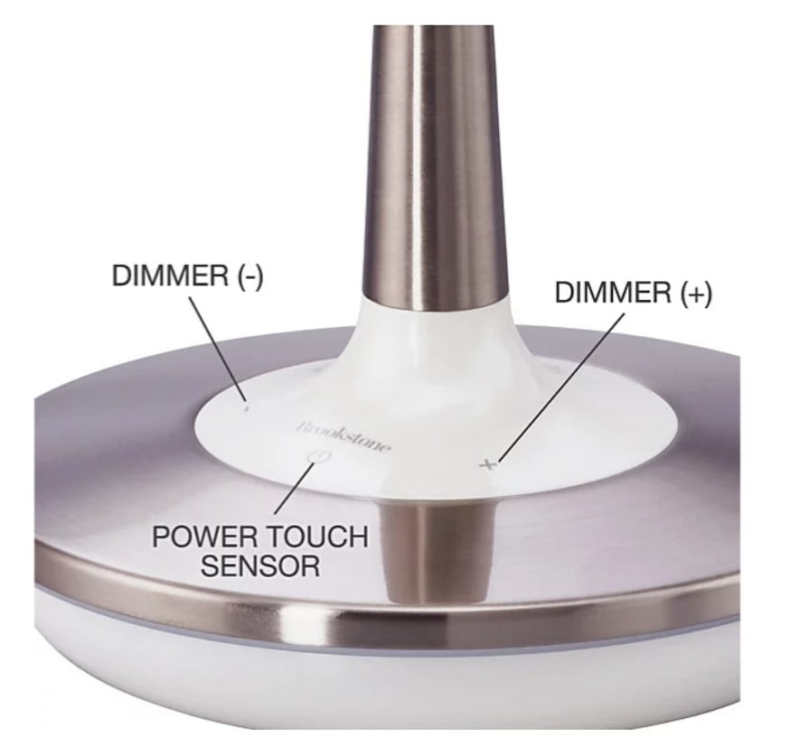 Brookstone Cordless Illuminated Makeup Mirror