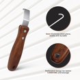 thumbnail image 4 of Herramienta para retirar revestimiento vinílico LitKiwi de 16 cm con mango de madera, 4 of 6