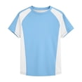thumbnail image 4 of WENXIAOO T-Shirts à Manches Courtes pour Garçons, T-Shirts d'Été pour Enfants à Col Rond, T-Shirts Basiques, Hauts Décontractés, T-Shirts à Blocs de Couleur Tendance, 4 of 5