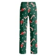 thumbnail image 5 of Hearthz Men Christmas Pajama Pants Drawstring Elastic Waist Mens Lounge Pants Funny Print Wide Leg Pj Bottoms for Men, 5 of 5